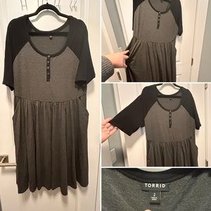 Size 2 Torrid Skater Dress